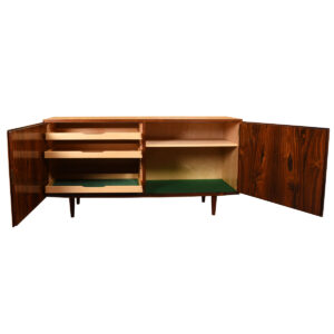 Rosewood Condo-Sized Locking Door Storage Cabinet / Sideboard