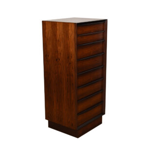 Super Slim & Tall Rosewood Chest of Drawers