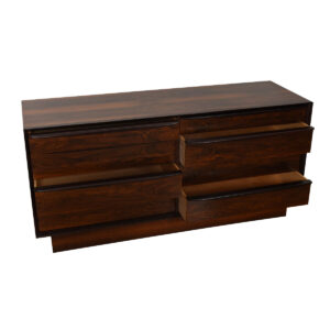 Danish Modern Rosewood 8 Drawer Dresser