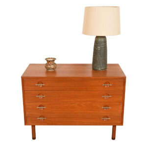 Hans Wegner Teak Chest / Room Divider w/ Rosewood Feet