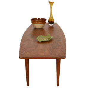 Brown Saltman Mid Century Modern Walnut Coffee Table