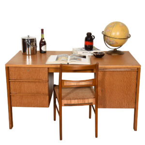 Edmund Spence Locking Scandinavian Modern Compact Desk
