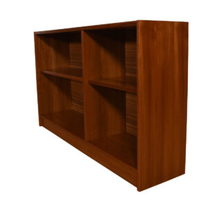Danish Modern Teak Low Bookcase