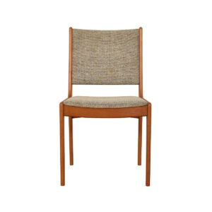 Set of 6 Danish Modern Teak Upholstered Dining Chairs