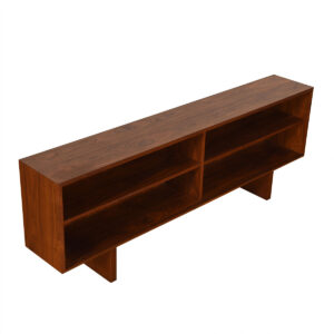 Mid Century Walnut Low Sideboard / Display Cabinet