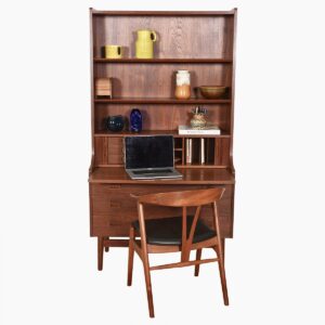 Danish Modern Teak Bookcase / Display / Secretary