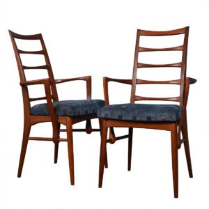 Pair of Koefoeds Hornslet Teak Armchairs