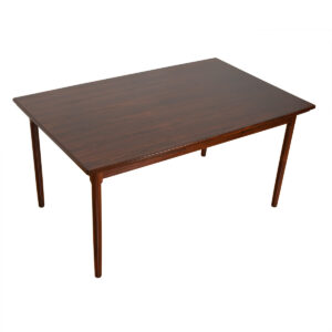 Danish Modern Rosewood Rectangular Expanding Dining Table