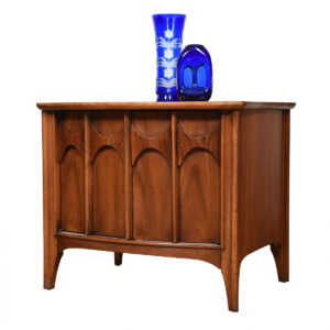 Kent-Coffey Perspecta MCM Sculpted Handle Accent Table w/ Storage