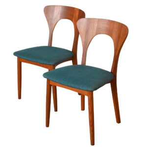 Pair of “Peter” Chairs by Niels Koefoeds Hornslet