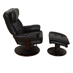 Large Modern Ekornes Stressless Style Recliner + Ottoman