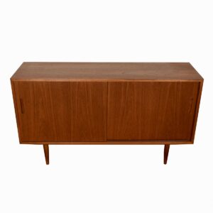 Condo-Sized 55″ Sideboard / Media Cabinet in Teak