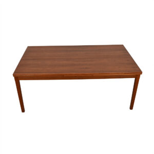 The Colossal — Danish Teak Expanding Rectangular 70″ – 126″ Dining Table