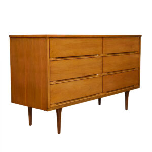 Mid Century 6-Drawer Dresser / Credenza