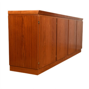 Danish Modern Teak 4-Door Credenza / Sideboard