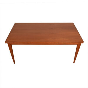 Colossal Niels Møller Danish Teak Expanding Dining Table