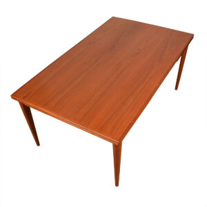 Colossal Niels Møller Danish Teak Expanding Dining Table