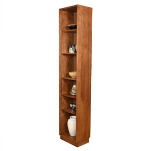 Thin + Tall Bookcase w/ Adjustable Shelves