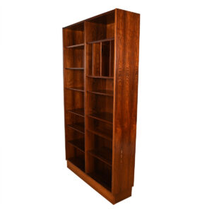 Danish Rosewood Stunning 42.5″ Bookcase w/ Adjustable Shelves