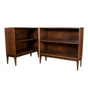 Pair of Mid Century Paul McCobb Petite Tall Stacking Bookcases