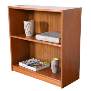Petite Danish Modern Bookcase in Teak