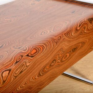 Zebra Wood Desk by Peter Protzman for Herman Miller