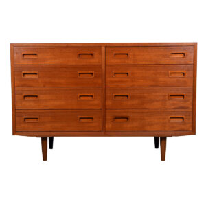 43″ Danish Teak 8-Drawer Compact Chest / Dresser