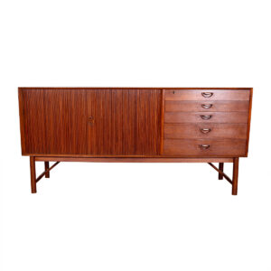 65″ Danish Modern Peter Hvidt Solid Teak Credenza / Sideboard