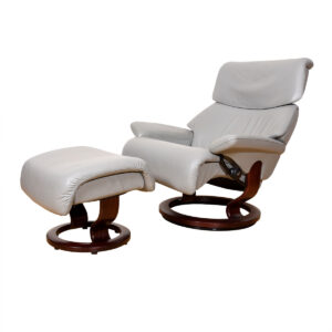 Norwegian Ekornes Stressless Recliner + Matching Ottoman