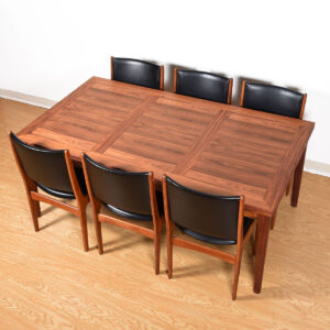 Ex-Large Danish Rosewood Rectangular Expanding Dining Table