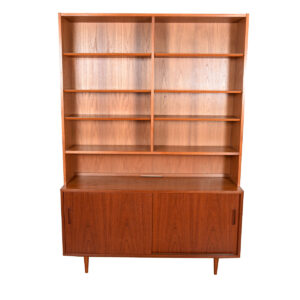 Danish Teak 2-Piece Bookcase | Storage | Display Cabinet