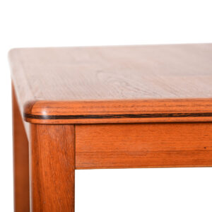 Swedish Mid-Sized Teak Expanding Dining Table