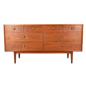 Drexel Declaration Walnut Mid Century Modern Dresser