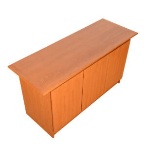 Danish Modern Teak 57″ Storage Cabinet Credenza