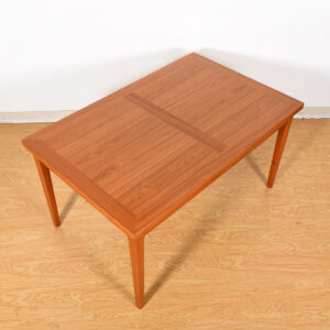 Mid-Size Danish Modern Teak Expanding Dining Table
