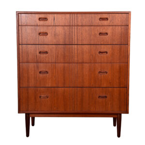 Deep-Drawered Svend Madsen Danish Teak Tall Dresser