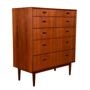 Deep-Drawered Svend Madsen Danish Teak Tall Dresser