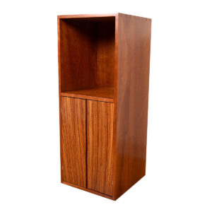 Slim + Deep Custom Dovetailed Media | Jewelry Cabinet | Organizer w. Rosewood Doors