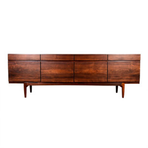 Kofod-Larsen 90″ Model No. 66 Rosewood Sideboard by Faarup