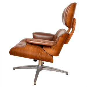 Mid Century Eames Style Lounge Chair + Ottoman