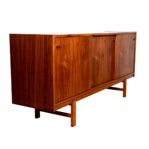 Kofod-Larsen Danish Walnut Sliding Door Sideboard
