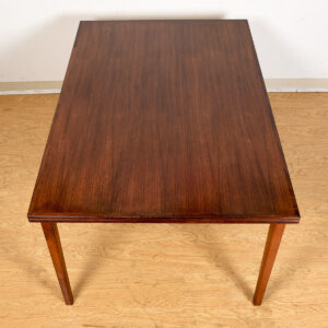 Mid-Sized 61″ x 40″ Danish Modern Rosewood Expanding Dining Table