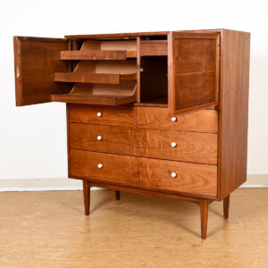 Drexel Walnut Declaration Gentlemen’s Chest | Vanity