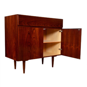 Compact Danish Rosewood Chest | Storage Cabinet | Bar