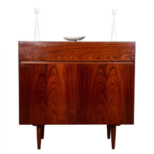Compact Danish Rosewood Chest | Storage Cabinet | Bar