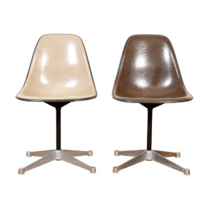 Set of 2 of Vintage Eames Shell Chairs for Herman Miller