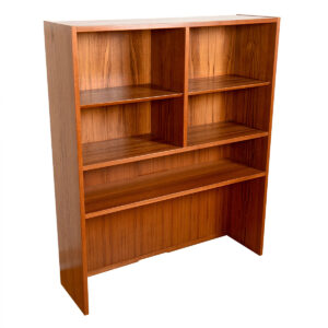 Stacking Danish Modern Teak Adjustable Bookcase | Display Cabinets