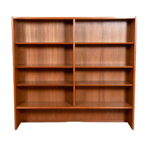 Danish Modern Teak Adjustable Display Cabinet / Bookcase Top