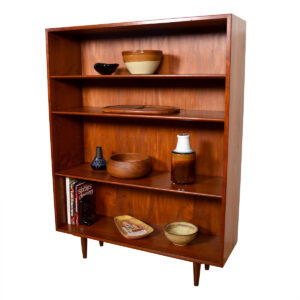 Borge Mogensen Danish Teak Adjustable Shelf Bookcase #2