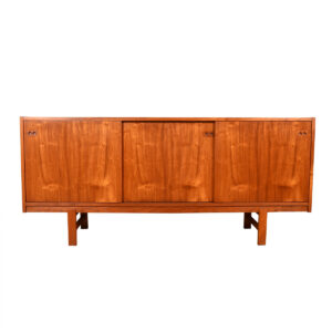 Slim Danish Kofod-Larsen 67″ Teak Sideboard | Room Divider
